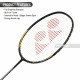 YONEX Nanoflare Speed 7 Badminton Racquet (Strung, Grey/Yellow)