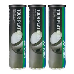 YONEX Tour Platinum Tennis Ball Dozen (12 Balls)