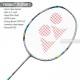 YONEX Nanoflare 700 Game Badminton Racquet (Strung, Silver/Blue)