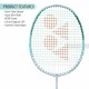 YONEX Nanoflare 001 Feel Badminton Racquet (Strung, White/Mint)
