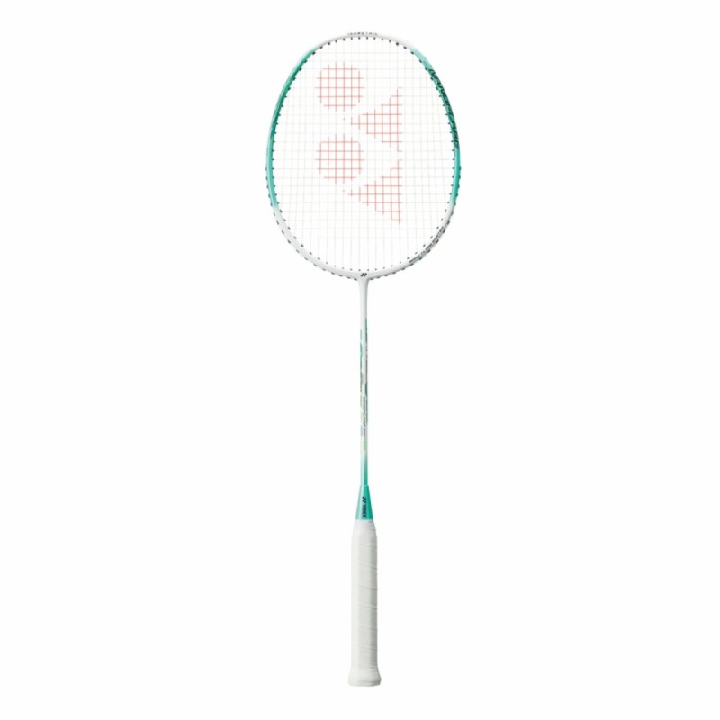 YONEX Nanoflare 001 Feel Badminton Racquet (Strung, White/Mint)