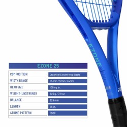 YONEX Ezone 25 Tennis Racquet (Blast Blue, 225 g)