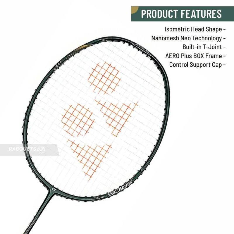 YONEX Astrox Lite 43I Badminton Racquet (Without Cover, G5, Unstrung, Dark Green)