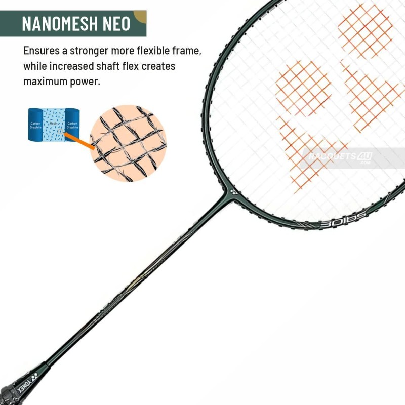 YONEX Astrox Lite 43I Badminton Racquet (Without Cover, G5, Unstrung, Dark Green)