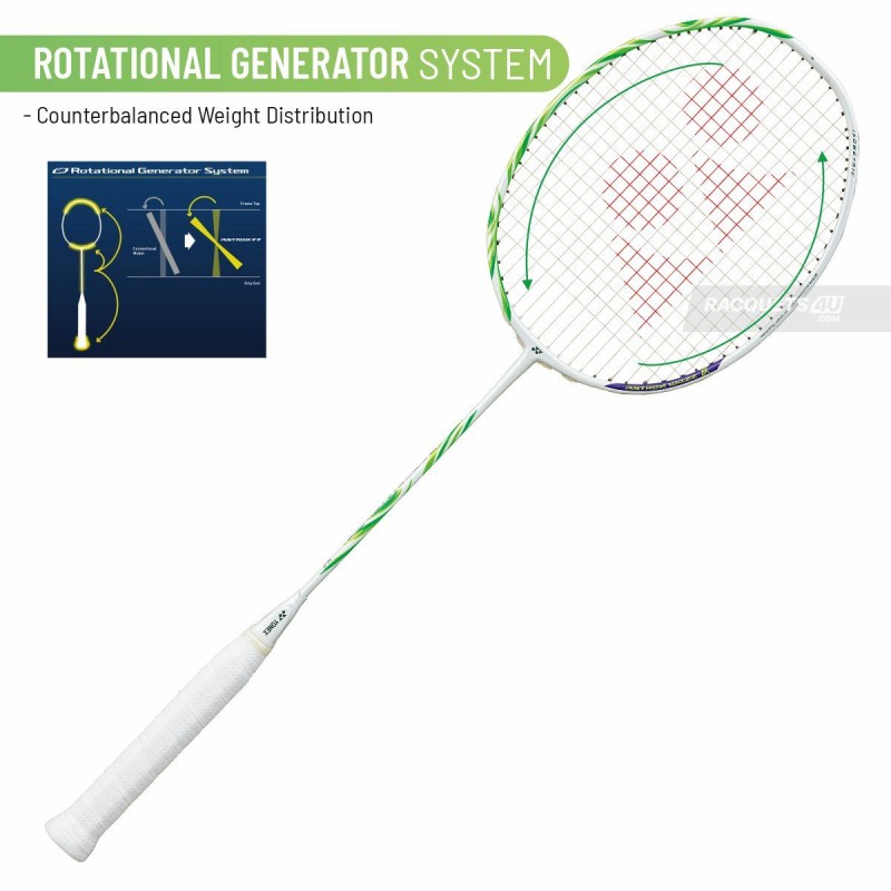 YONEX Astrox 100 ZZ Viktor Axelsen Badminton Racquet (Unstrung, Grayish Beige)