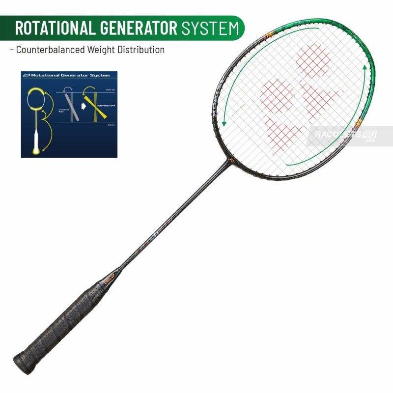 YONEX Astrox 99 Pro Badminton Racquet (Unstrung, Black/Green)