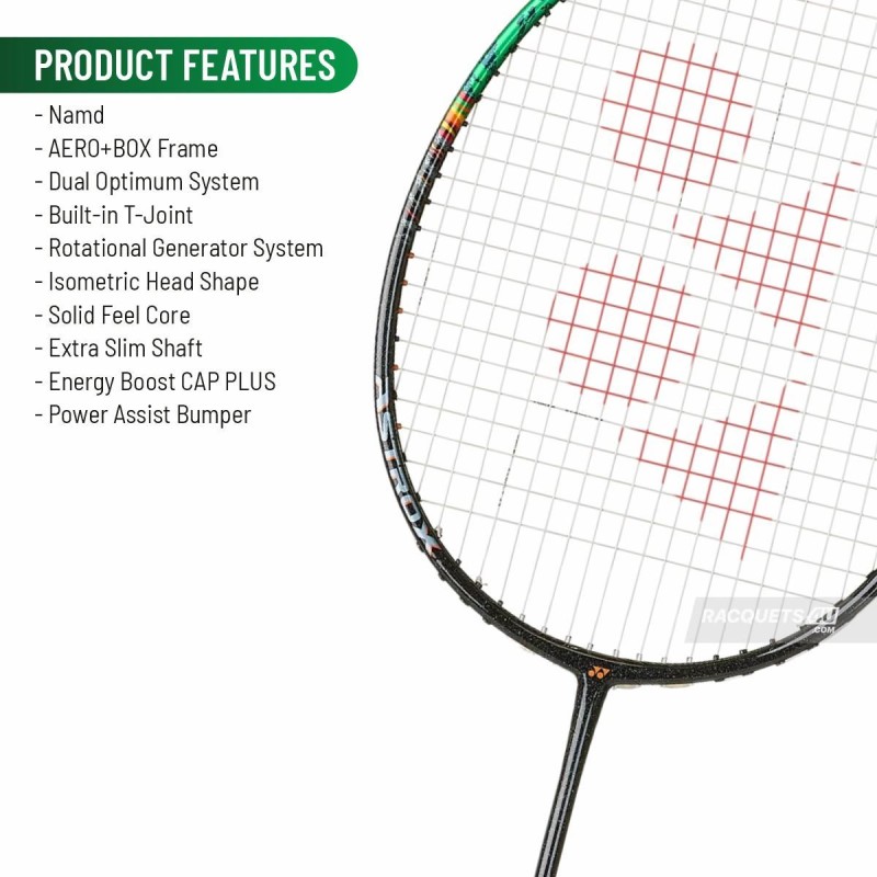 YONEX Astrox 99 Pro Badminton Racquet (Unstrung, Black/Green)