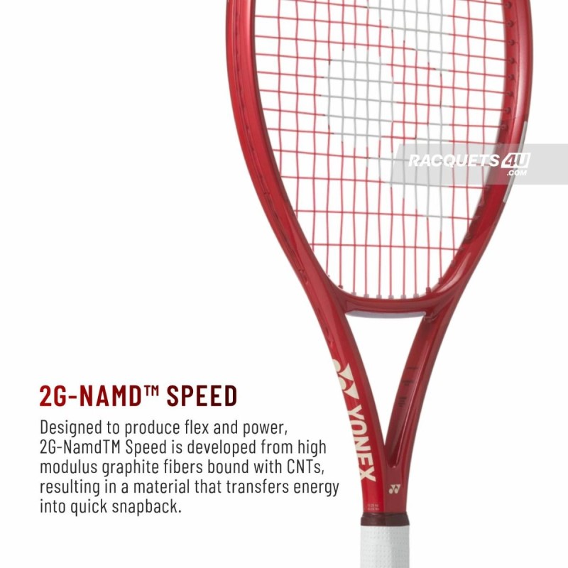 YONEX Vcore Alpha SL Tennis Racquet (Ruby Red, Strung)