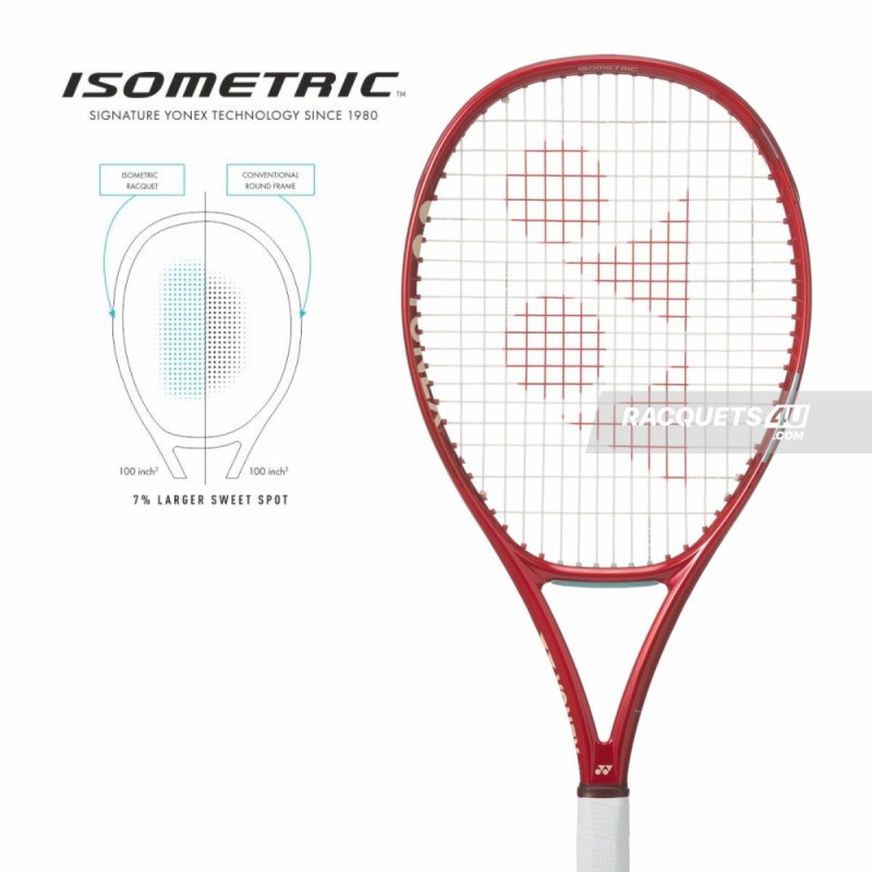 YONEX Vcore 98L Tennis Racquet (Ruby Red, Unstrung)