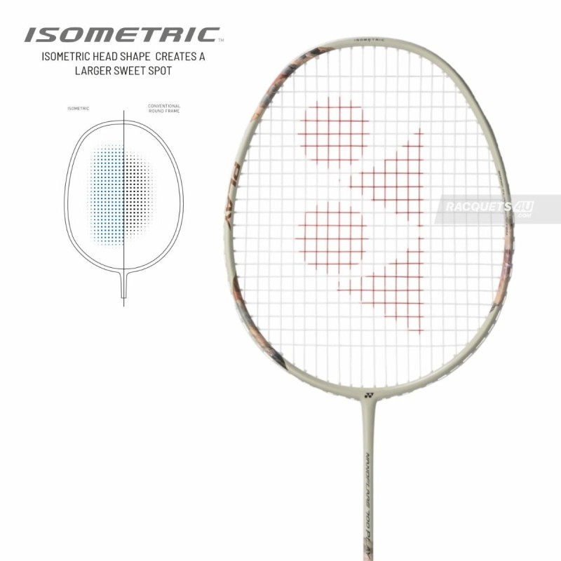 YONEX Nanoflare 700 Play Badminton Racquet (Light Beige, Strung)