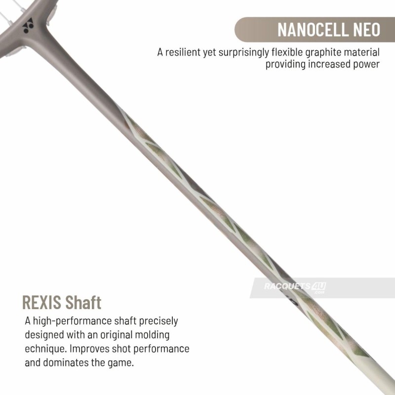 YONEX Nanoflare 700 Tour Badminton Racquet (Light Beige, Unstrung)