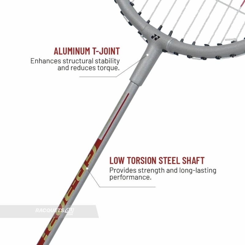 YONEX GR 303I Badminton Racquet (Strung, Silver)