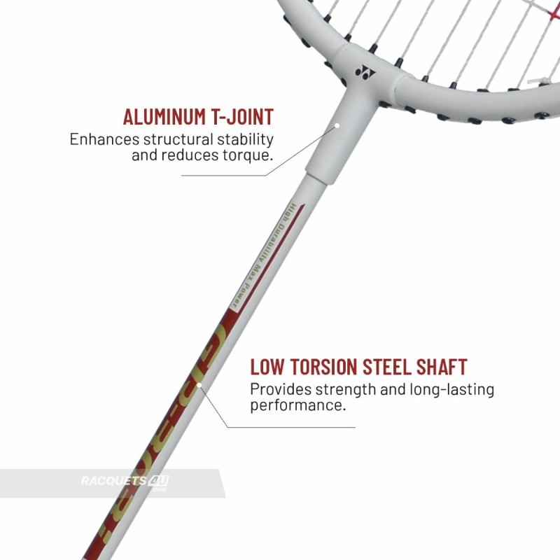 YONEX GR 303I Badminton Racquet (Strung, White)