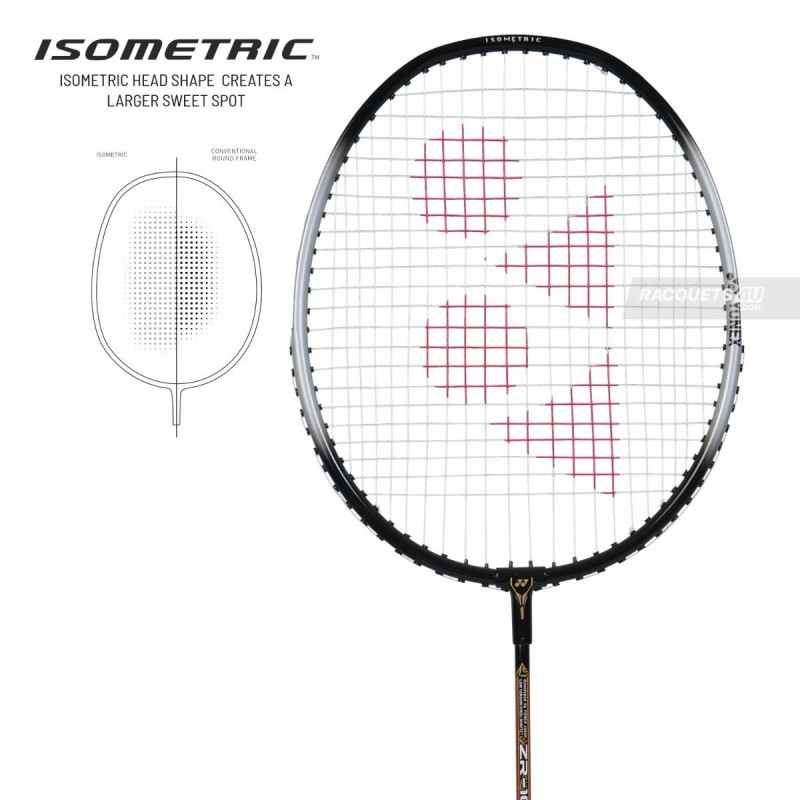 YONEX ZR 100 Light Badminton Racquet (Strung, Black)