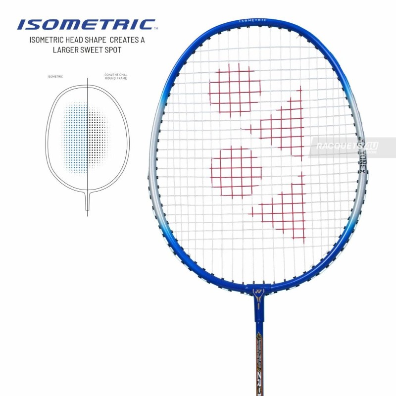 YONEX ZR 100 Light Badminton Racquet (Strung, Grey Blue)