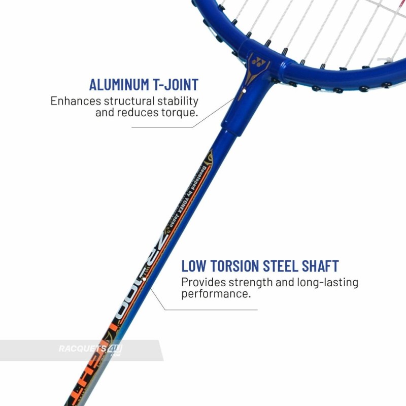 YONEX ZR 100 Light Badminton Racquet (Strung, Grey Blue)