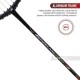YONEX Nanoflare 8000i Badminton Racquet (Strung, Black/Red)