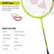 YONEX Nanoflare 9000i Badminton Racquet (Strung, Safety Yellow)