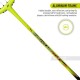 YONEX Nanoflare 9000i Badminton Racquet (Strung, Safety Yellow)