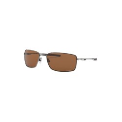 OAKLEY Men Polarized Brown Lens Rectangle Sunglasses - 0OO407540751460