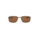 OAKLEY Men Polarized Brown Lens Rectangle Sunglasses - 0OO407540751460