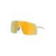 Oakley Men UV Protected Gold Lens Rectangle Sunglasses - 0OO94069406C837