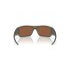 Oakley Men UV Protected Brown Lens Rectangle Sunglasses - 0OO948694860460