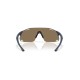 Oakley Unisex UV Protected Gold Lens Rectangle Sunglasses - 0OO9513D95130639