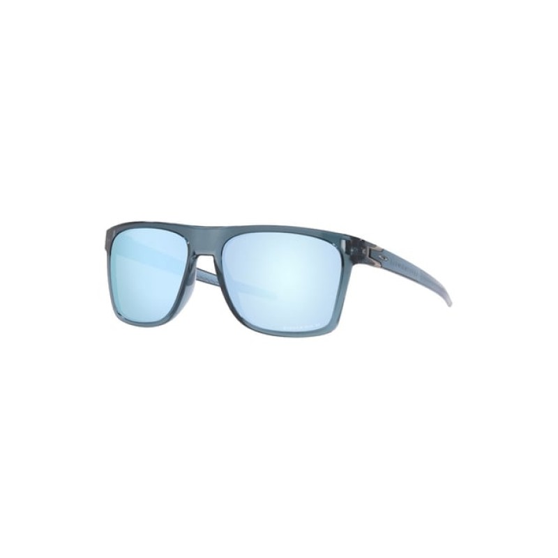 Oakley Blue Polarized Rectangular Sunglasses for Men