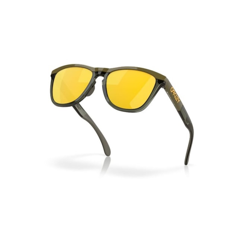 Oakley Gold Polarized Square Sunglasses for Men