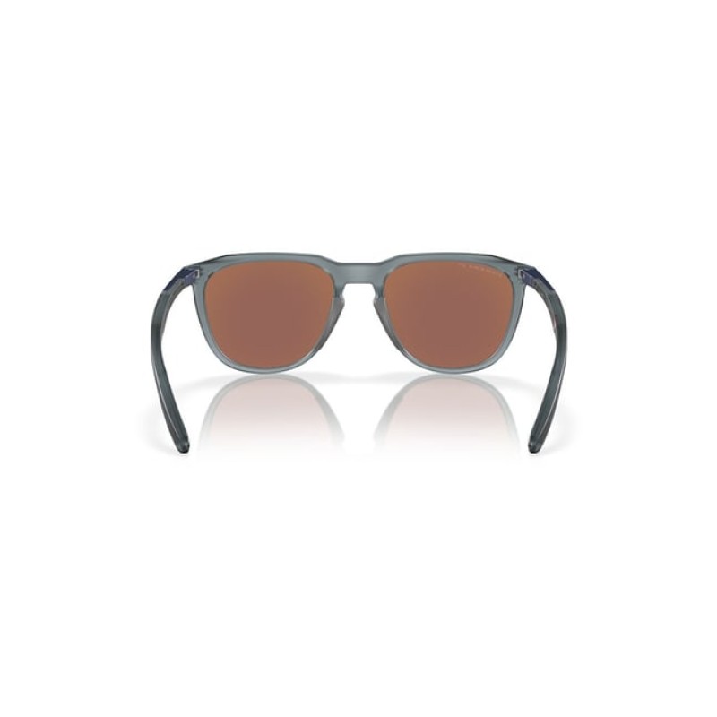 Oakley Blue Polarized Round Sunglasses for Men