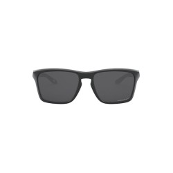 Oakley Grey Polarized Rectangular Sunglasses for Men