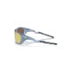 Oakley Gold Polarized Rectangular Sunglasses for Men