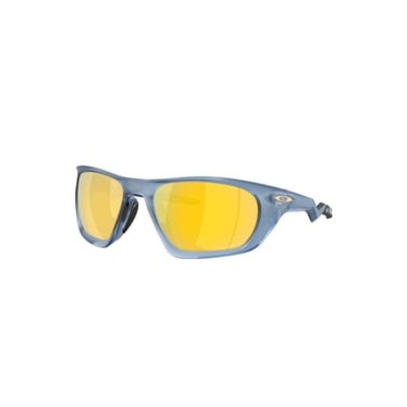 Oakley Gold Polarized Rectangular Sunglasses for Men