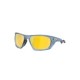 Oakley Gold Polarized Rectangular Sunglasses for Men
