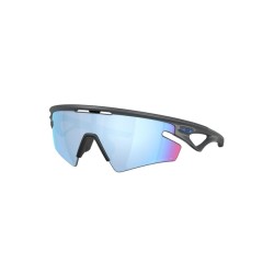 Oakley Blue Polarized Rectangular Unisex Sunglasses