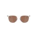 Oakley Brown Polarized Square Sunglasses for Men