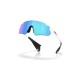Oakley Blue Mirrored Rectangular Unisex Sunglasses