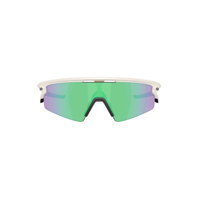 Oakley Green Mirrored Rectangular Unisex Sunglasses
