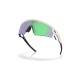 Oakley Green Mirrored Rectangular Unisex Sunglasses