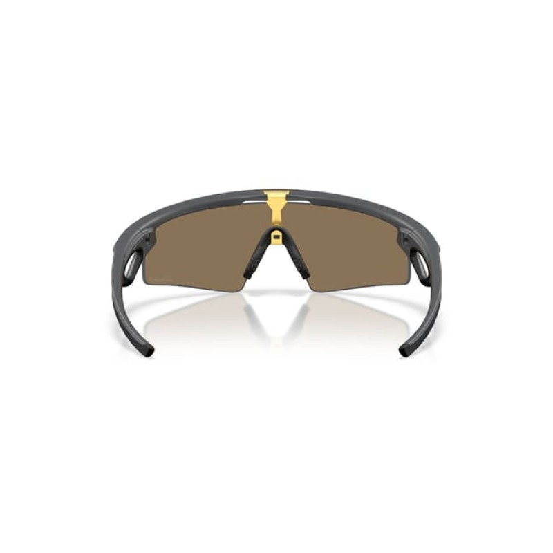 Oakley Gold Polarized Rectangular Unisex Sunglasses