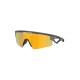 Oakley Gold Polarized Rectangular Unisex Sunglasses