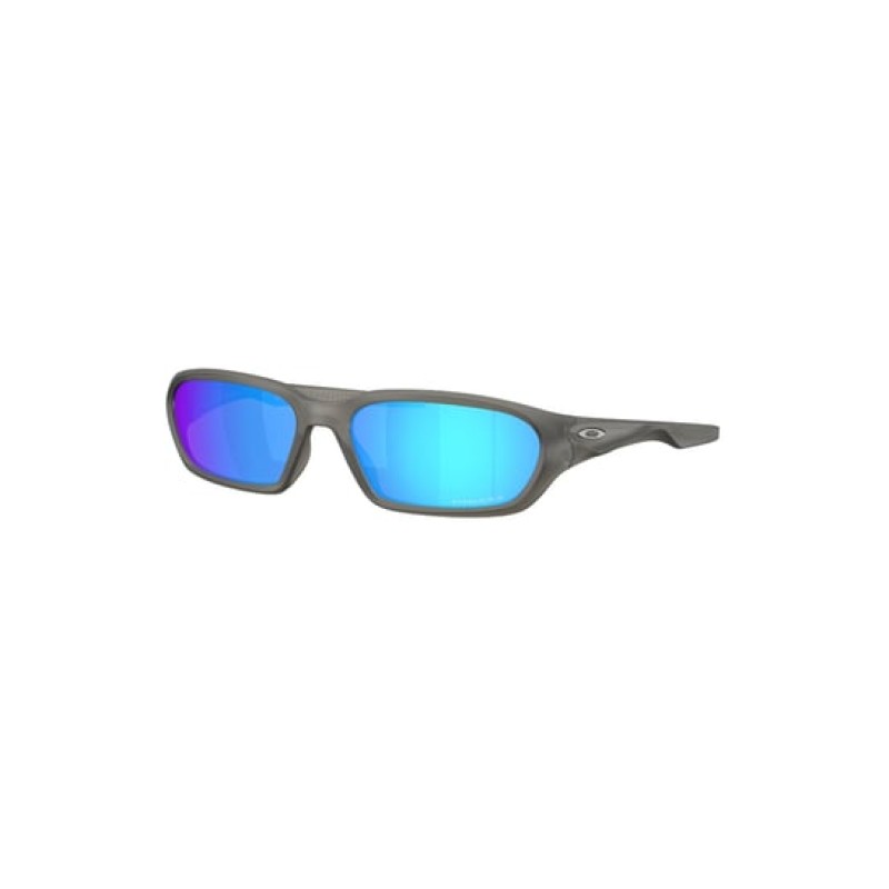 Oakley Blue Mirrored Rectangular Unisex Sunglasses