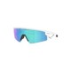 Oakley Blue Mirrored Rectangular Unisex Sunglasses