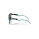 Oakley Blue Mirrored Square Unisex Sunglasses